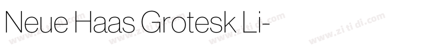Neue Haas Grotesk Li字体转换 Neue Haas Grotesk Li字体转换